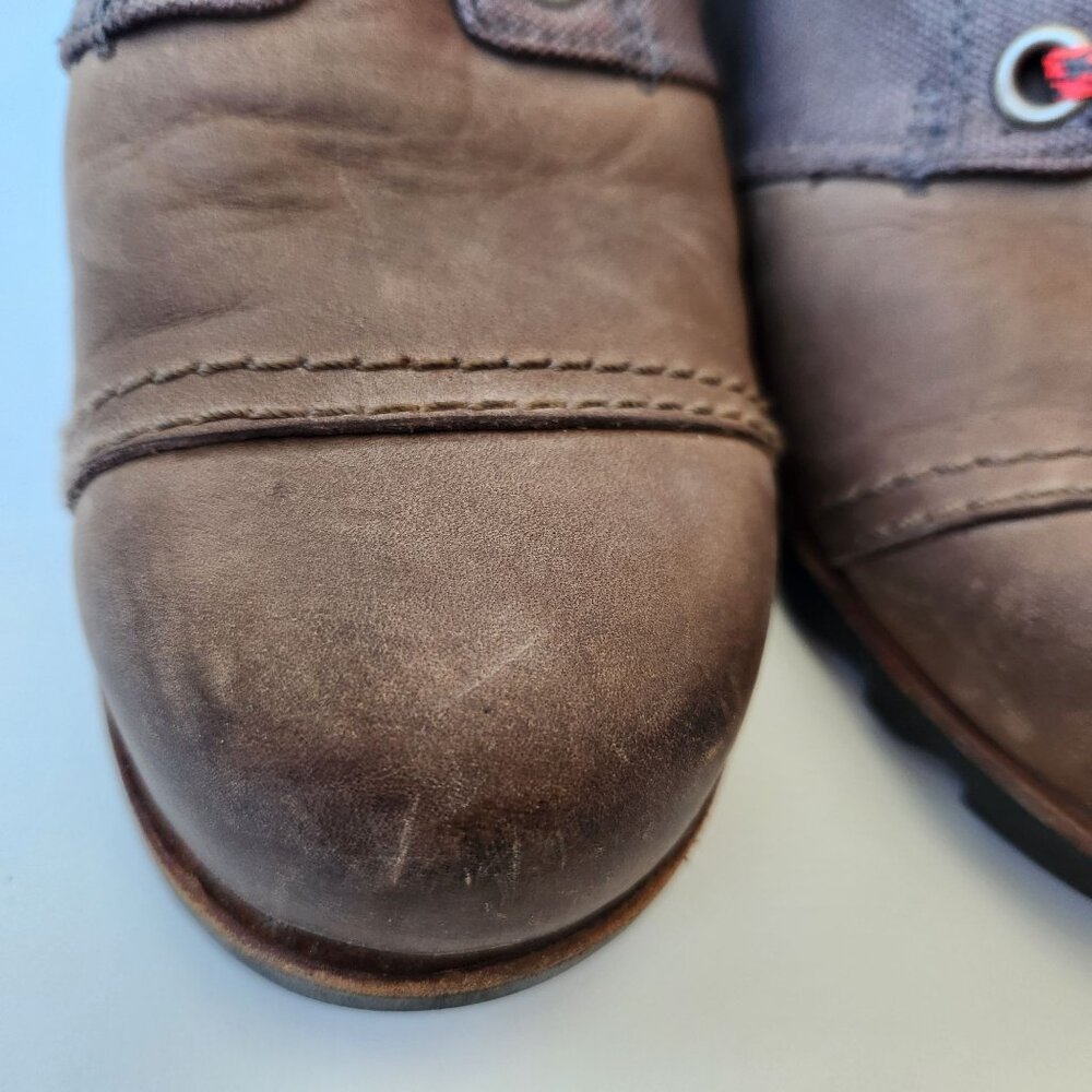 Sorel Joan Of Arctic Wedge Boots Lace Up Fall Winter Cabincore Cute Outdoor 9.5 - Picture 12 of 12